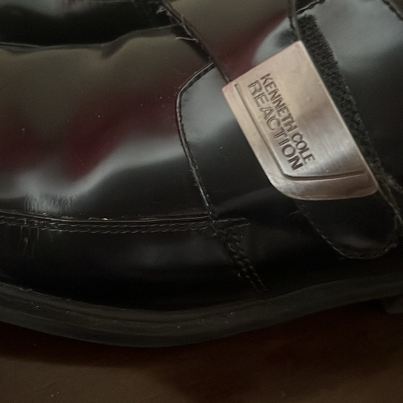 Kenneth Cole Black Leather Fast Cash 2 Dress Shoe Size 6 M boys - Picture 4 of 7